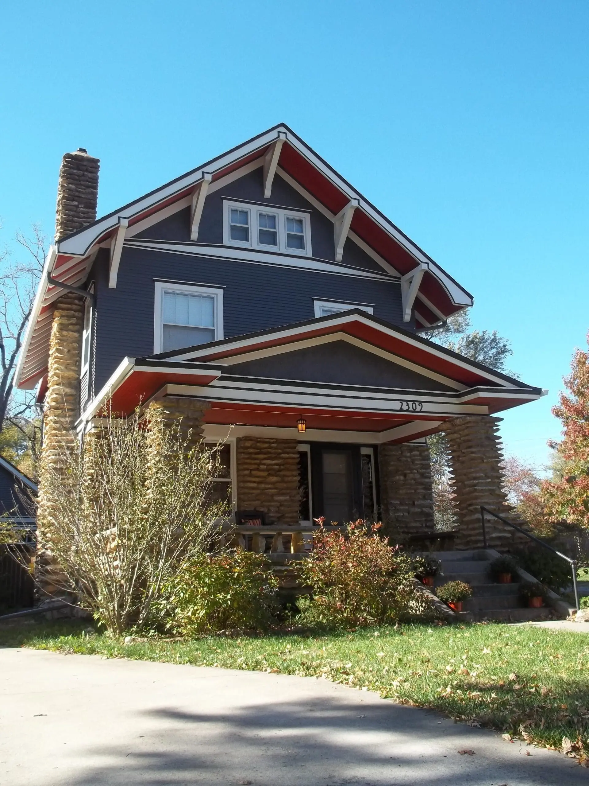 Example - Exterior home painting Exterior House Painting example